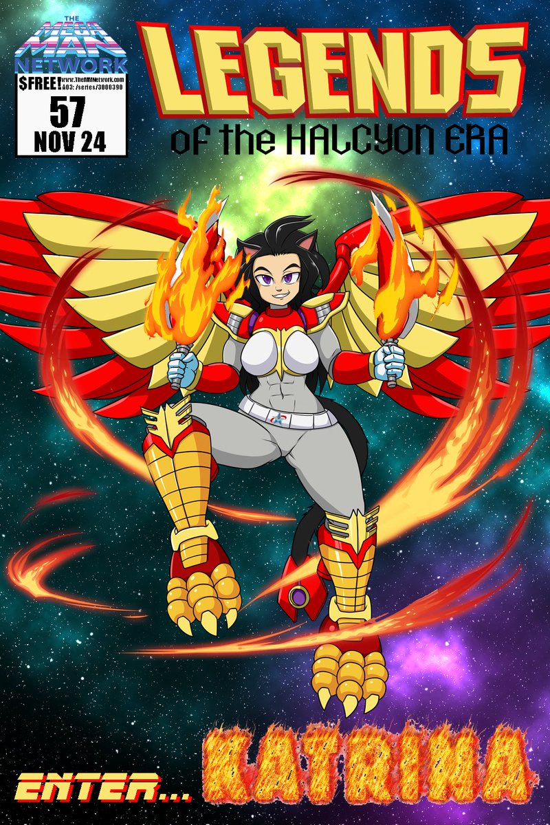 themmnetwork's tweet image. New #LegendsOfTheHalcyonEra time! In Episode 57, "Medical Mysteries," Steel and Janine look into their respective health issues while Adam runs into a new face.

Katrina art by @VCampan &amp;amp; I; logos by DigitallyFanged, and the rest was me.

Links in the replies.