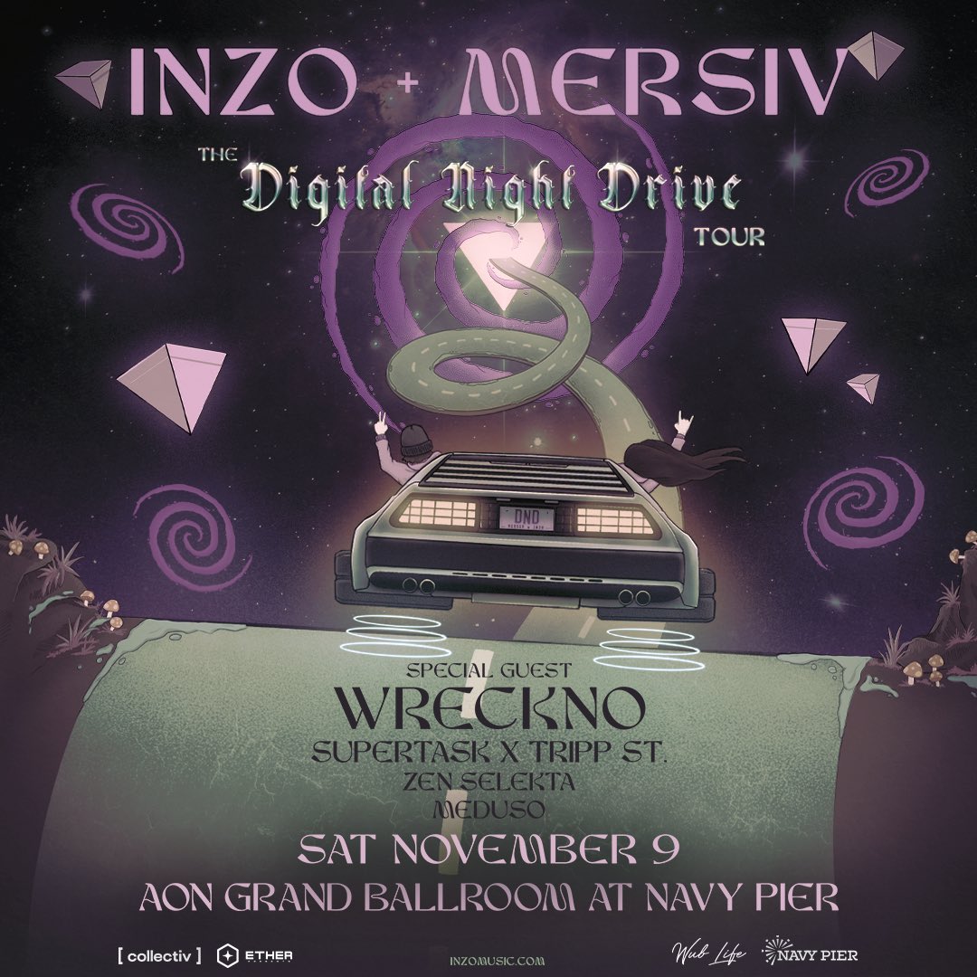 𝗡𝗘𝗫𝗧 𝗪𝗘𝗘𝗞𝗘𝗡𝗗 ⚠️

<a href="/Inzo_Music/">⧩ INZO ⧩</a>, <a href="/mersivsound/">Mersiv</a> &amp; this stacked lineup are coming to Navy Pier next weekend!! Get your tickets now for this heater of a show 🔥 

etherpresents.com 🎟️