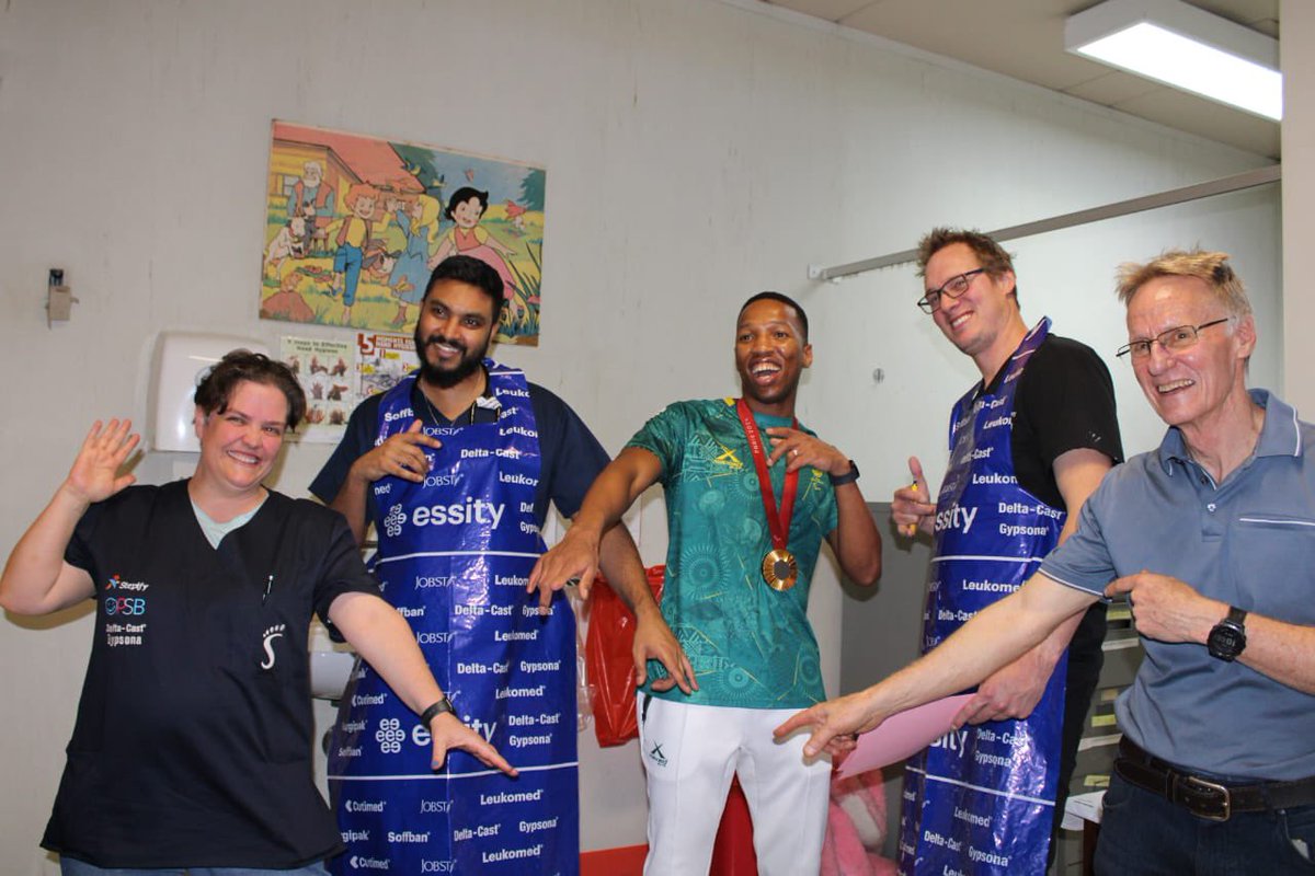 CharlotteMaxJAH's tweet photo. In pictures: Paralympic gold and bronze medalist Mpumelelo Mhlongo visit CMJAH Club foot Clinic In Partnership with Steps Club Foot Care.
#clubfootcare
#CMJAH
#GPHealth https://t.co/fpFnPsQ5LI