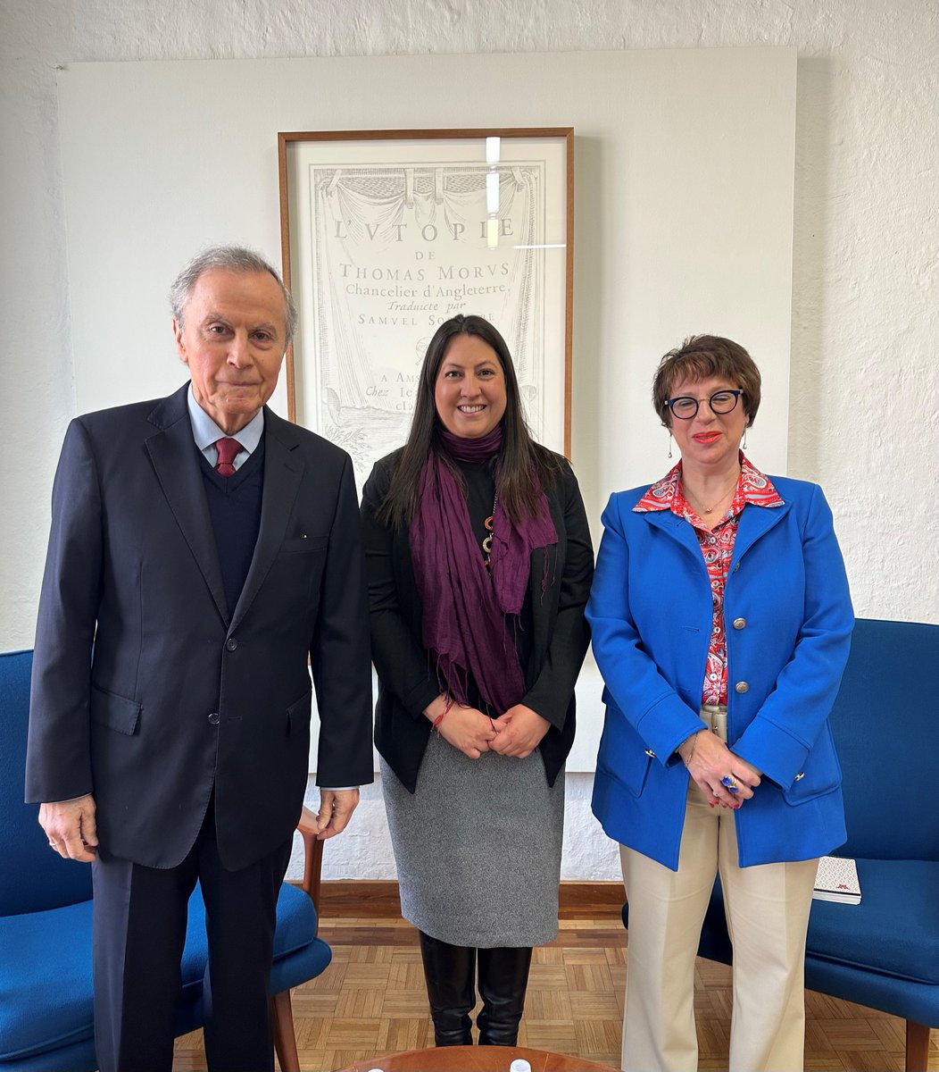 Instituto Matías Romero (@imatiasromero) on Twitter photo Esta mañana nuestro director general, Juan José Bremer y la Dra. Almendra Ortiz, directora interina de la facultad de estudios globales de la universidad <a href="/anahuac/">Anáhuac Campus Norte</a>, sostuvieron un primer acercamiento para proyectar la colaboración académica entre ambas instituciones🤝.
#50añosIMR Esta mañana nuestro director general, Juan José Bremer y la Dra. Almendra Ortiz, directora interina de la facultad de estudios globales de la universidad <a href="/anahuac/">Anáhuac Campus Norte</a>, sostuvieron un primer acercamiento para proyectar la colaboración académica entre ambas instituciones🤝.
#50añosIMR