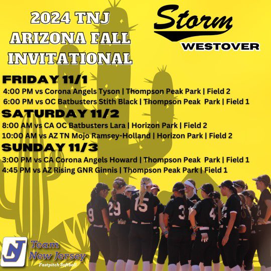 <a href="/AZStormFastptch/">Arizona Storm Fastpitch</a> 
Going to be a good weekend
