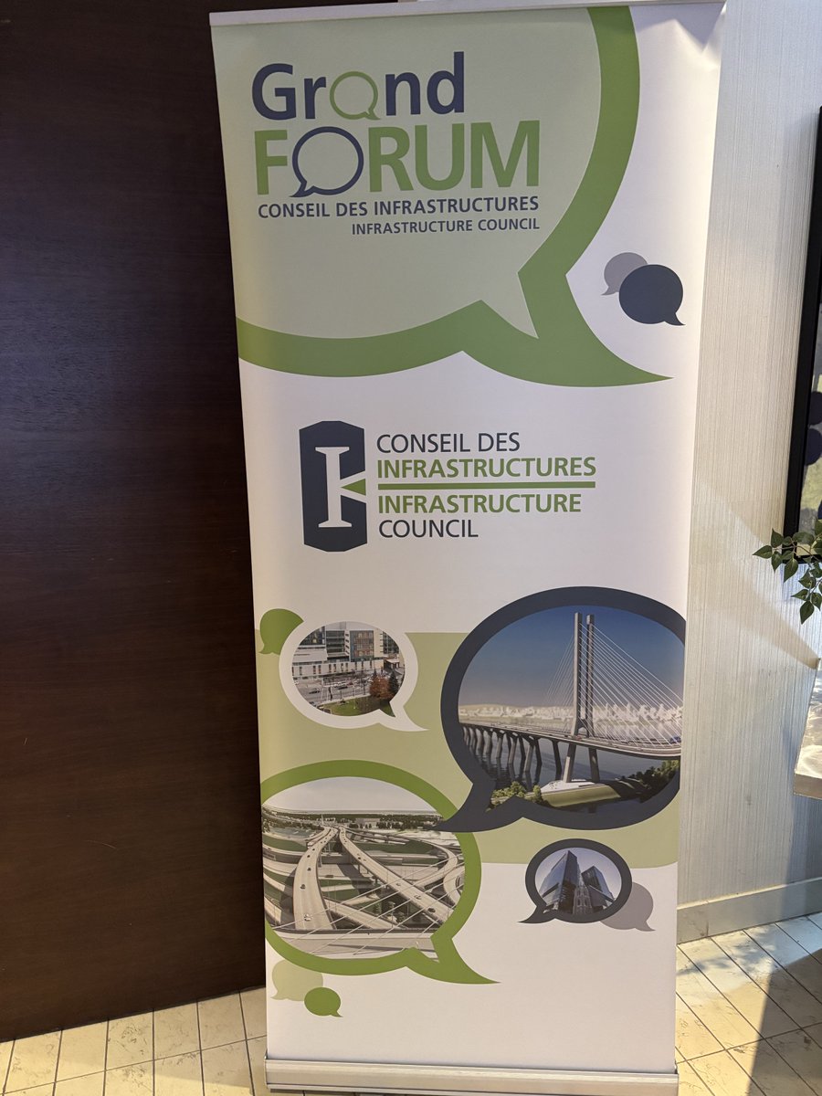 CimentCanada's tweet photo. Cette Semaine René Drolet a partagé des informations sur notre Plan d'action Béton Zéro lors du 14e Grand Forum annuel du Conseil des infrastructure.

Nous sommes fiers de soutenir l'innovation technologique et le développement économique durable. https://t.co/bA8r7VJRpr