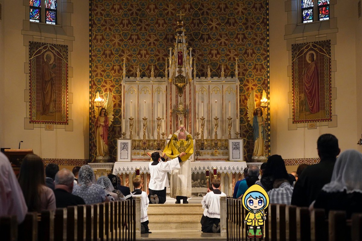 EricRSammons's tweet photo. BREAKING: Vatican considers dropping Luce as Jubilee mascot after she is seen attending TLM. https://t.co/YJ4EGgrm7L