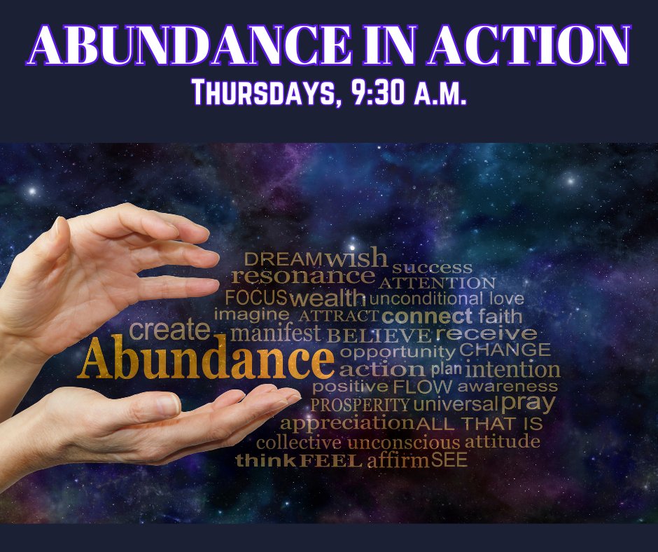 Join our weekly prayer circle on Thursday mornings at 9:30 a.m. as we come together to pray for the Abundance consciousness of Unity in Lynnwood and the world. 🌍✨

Please email Rev. Denese to be invited: Minister@unityinlynnwood.org.