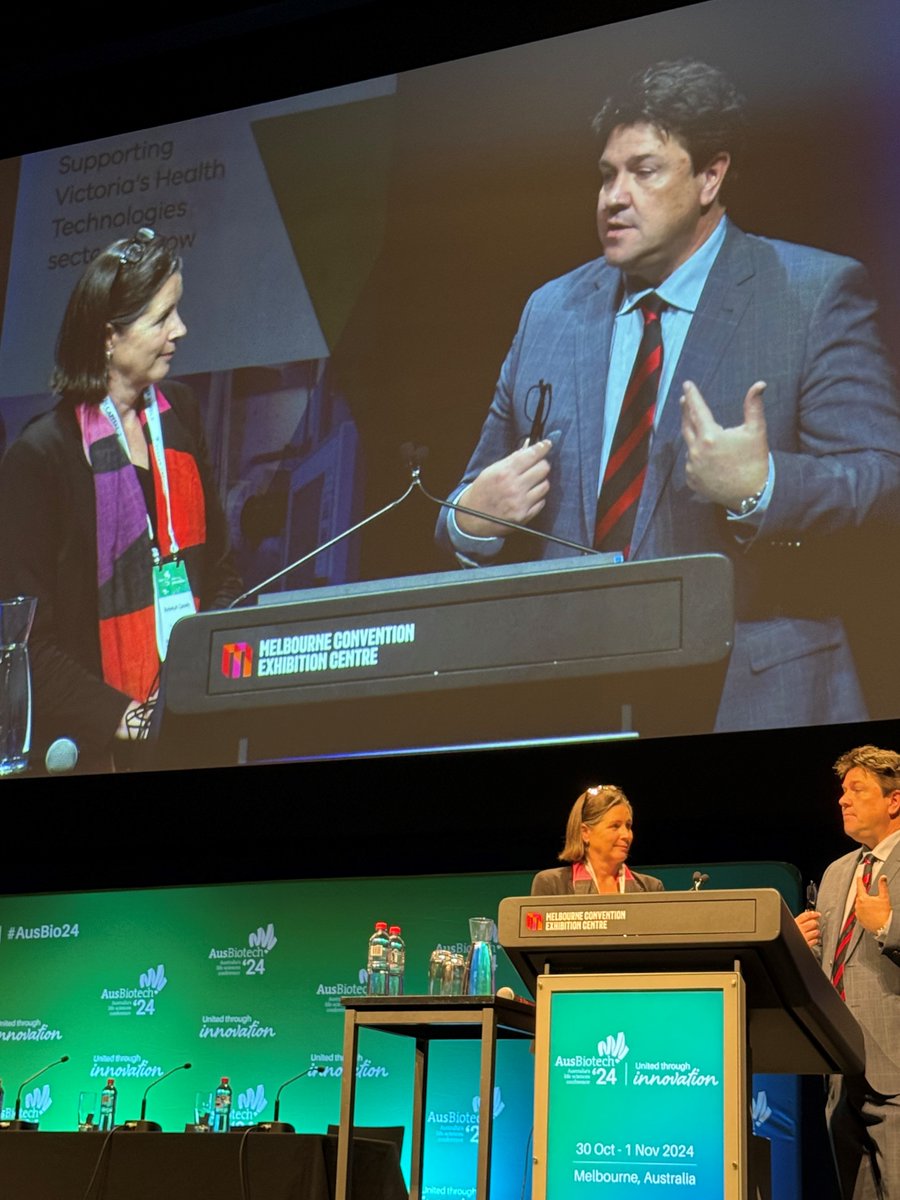 MTPConnect (@mtpconnect_aus) on Twitter photo Great to see <a href="/AusBiotech/">AusBiotech</a> CEO Rebekah Cassidy & our CEO <a href="/StuDignam/">Stuart Dignam</a> Dignam at #AusBiotech2024 highlighting the importance of Australia’s 1st National Biotech & Medtech Development & Commercialisation Summit, coming up in Canberra on 19 Nov 2024. Let's supercharge the 'D' in R&D! Great to see <a href="/AusBiotech/">AusBiotech</a> CEO Rebekah Cassidy & our CEO <a href="/StuDignam/">Stuart Dignam</a> Dignam at #AusBiotech2024 highlighting the importance of Australia’s 1st National Biotech & Medtech Development & Commercialisation Summit, coming up in Canberra on 19 Nov 2024. Let's supercharge the 'D' in R&D!