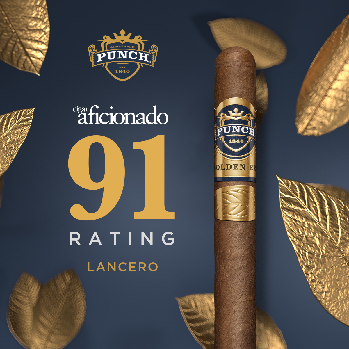 punchcigars's tweet photo. I’m not one to brag about my work, so I’ll let @CigarAficMag do it for me. #91Rating
Celebrate my latest triumph by picking up a box of 91-rated Golden Era Lanceros at a tobacconist near you. https://t.co/jLw3nRdC0i
#Punch #PunchCigars #GoldenEra #PunchGoldenEra https://t.co/iUEfGUmgP8