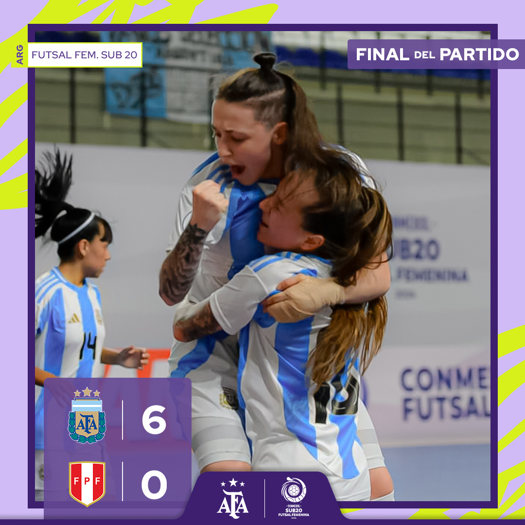 Sudamericano Sub 20 femenino de Futsal: Argentina goleó a Perú y clasificó a semis | Canal Showsport