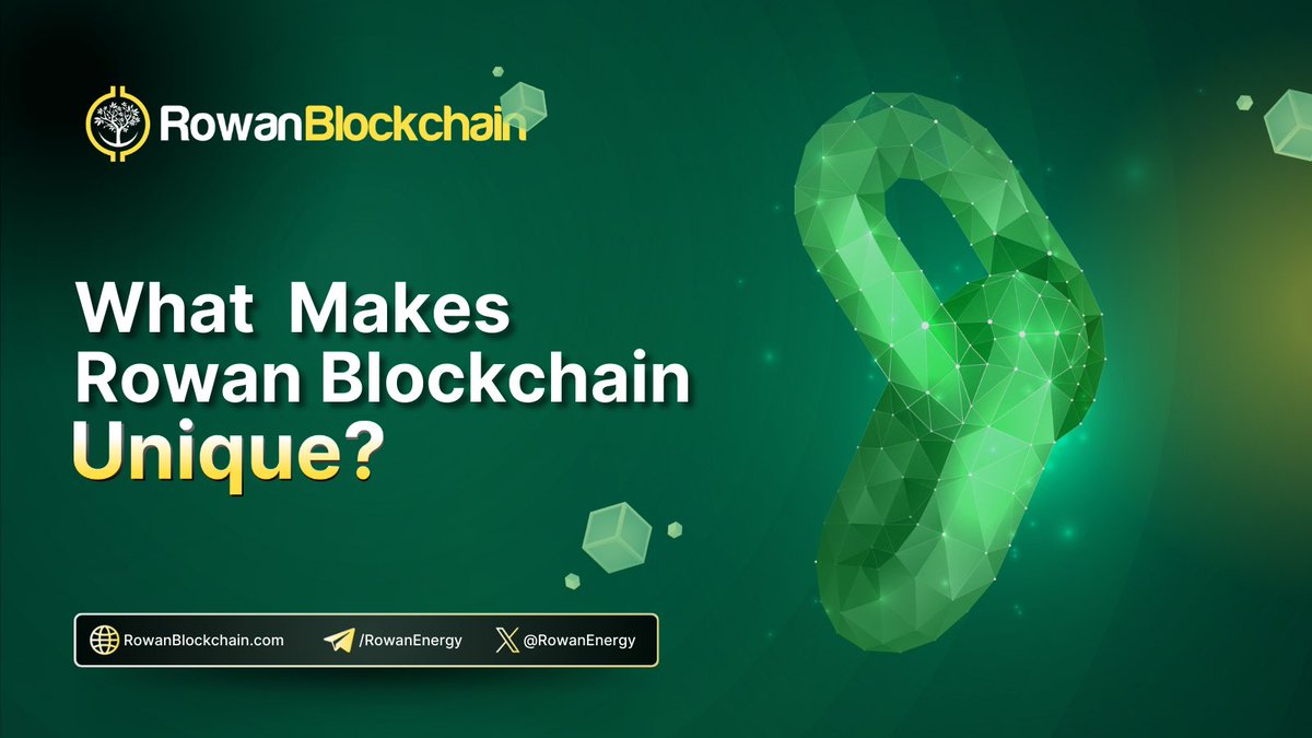RowanBlockchain's tweet photo. 🧵 What Makes the Rowan Blockchain Unique?

We're redefining blockchain technology by integrating renewable energy generation directly into our network's core.

👇 Here's what sets the Rowan Blockchain apart: https://t.co/menzJRKf19