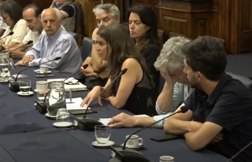 Exactas_UBA's tweet photo. Hoy, la vicedecana Valeria Levi fue invitada a la Comisión de Ciencia, Tecnología e Innovación Productiva de la Cámara de Diputados, de la que también participaron las autoridades del CONICET.

"La mayoría de los grupos de investigación desde febrero no estamos recibiendo ni un solo peso de los fondos que nos correponden de acuerdo a los proyectos ganados para Investigación y Desarrollo", sostuvo Levi. "Esta tormenta es una tormenta única en la historia de Argentina y tiene todas las perspectivas de que lo que va dejar es absolutamente nada. No vamos a tener un después de la tormenta si todo sigue así", afirmó.

Mirá la intervención completa de la vicedecana: https://t.co/j7dEZPCWe5