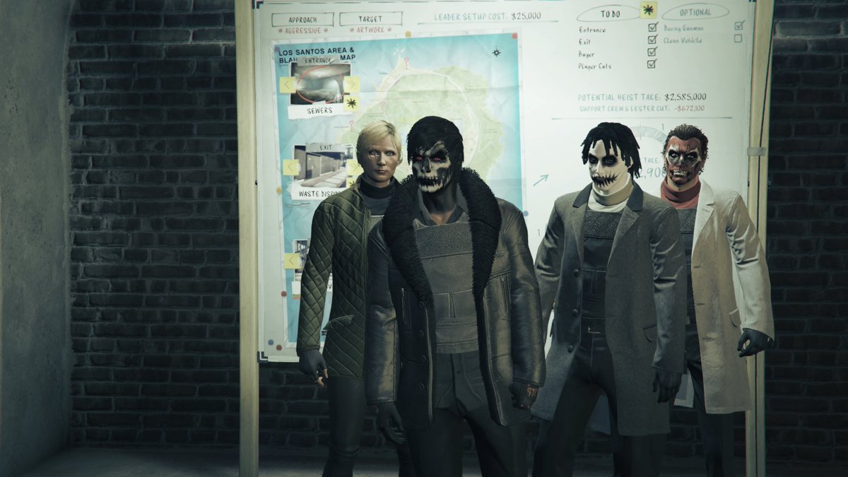 Heist Crew 👊🏼 #GTA5 #RockstarGames