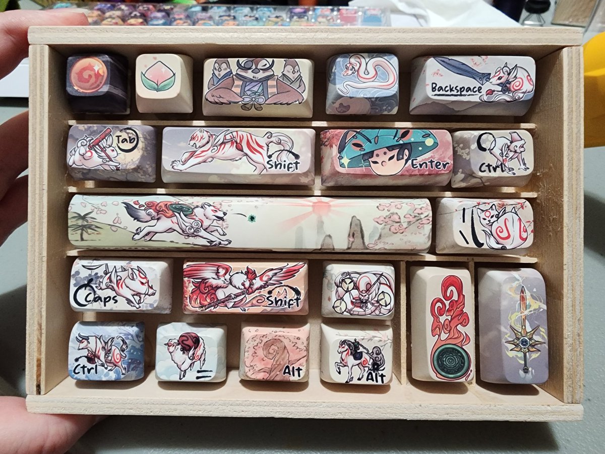 Okami modifier sets are officially here!!!

god I'm so excited for y'all to see these in person at this year's MFF