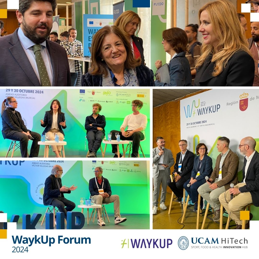 HitechUCAM's tweet image. Nuestro ecosistema UCAM HiTech, hub de innovación y aceleración empresarial de @UCAM , perteneciente a la Red Incubadoras de Alta Tecnología de @FundacionINCYDE  ha tenido una destacada participación en el #WaykupForum2024 gracias a:

💬 @andreamesteban , CEO de @cBiocapital y…