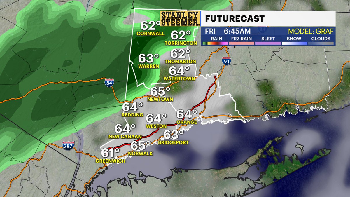 MichelePowersWx's tweet photo. 😱Warmer days ahead with a chance of some rain. Check out the details for CT on @news12CT tonight.
🎃https://t.co/A6dPbJJNug
#trickortreat #CTweather #recordwarm #Halloween https://t.co/0eYE3TCWVw