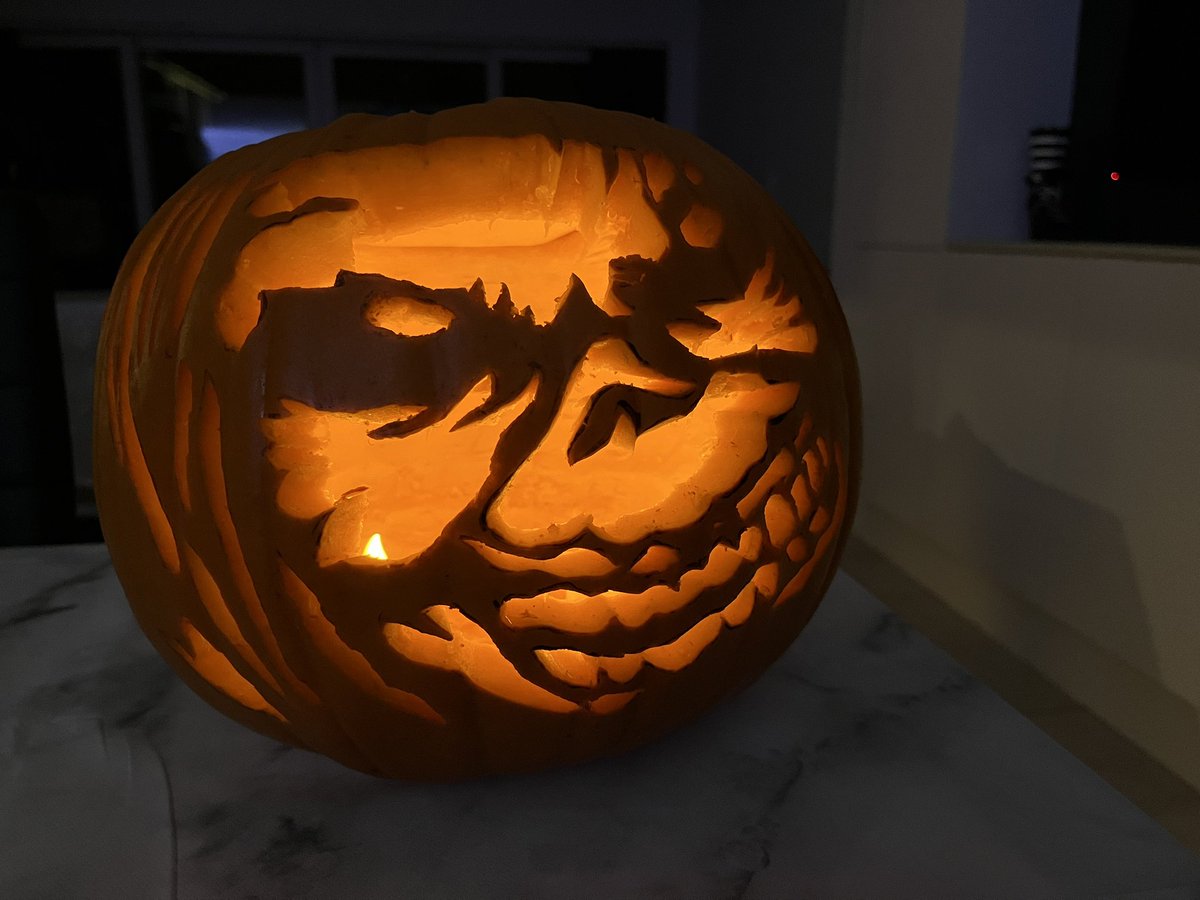 First go at carving a pumpkin.