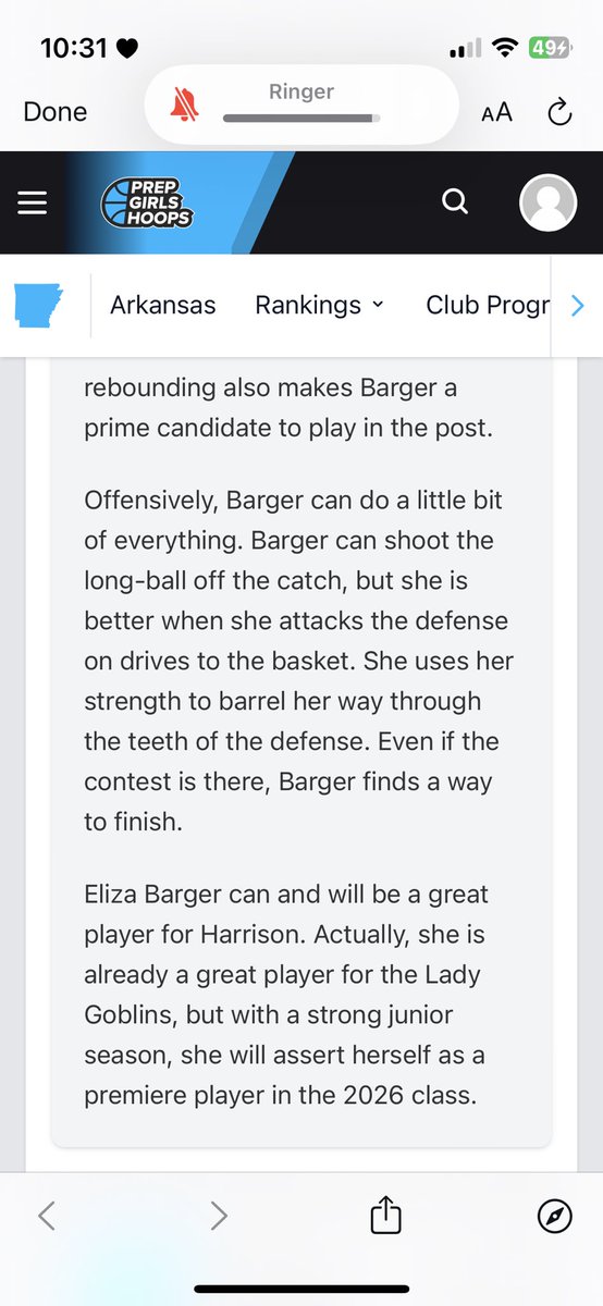 Rachel Barger tweet media