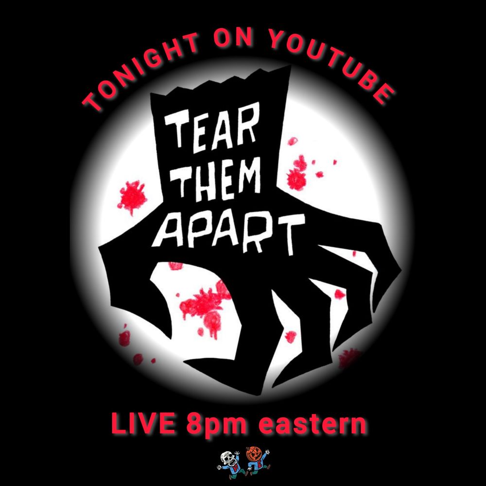 Evan Dorkin (@evandorkin) on Twitter photo Tonight on YouTube we are LIVE at 8pm Eastern with special guest Scott Dorward. Spend Halloween Eve with us. Link in bio.
<a href="/evandorkin/">Evan Dorkin</a>
@mryellovich
@sdorward
youtube.com/live/X5eRTYl... Tonight on YouTube we are LIVE at 8pm Eastern with special guest Scott Dorward. Spend Halloween Eve with us. Link in bio.
<a href="/evandorkin/">Evan Dorkin</a>
@mryellovich
@sdorward
youtube.com/live/X5eRTYl...