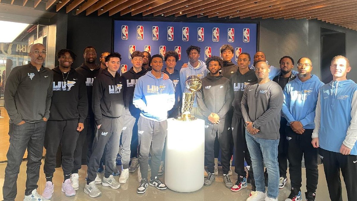 Hunter Hausman (@hunterhausman) on Twitter photo A BIG thanks to everyone at <a href="/NBA/">NBA</a> for hosting the <a href="/LIUBrooklyn/">LIU Brooklyn</a> men's basketball team today. <a href="/rod_strickland/">Rod Strickland</a>, <a href="/CoachGillion/">Gerald Gillion</a>, and the rest of our coaches organized this amazing experience! #Blessed #SharkPride A BIG thanks to everyone at <a href="/NBA/">NBA</a> for hosting the <a href="/LIUBrooklyn/">LIU Brooklyn</a> men's basketball team today. <a href="/rod_strickland/">Rod Strickland</a>, <a href="/CoachGillion/">Gerald Gillion</a>, and the rest of our coaches organized this amazing experience! #Blessed #SharkPride