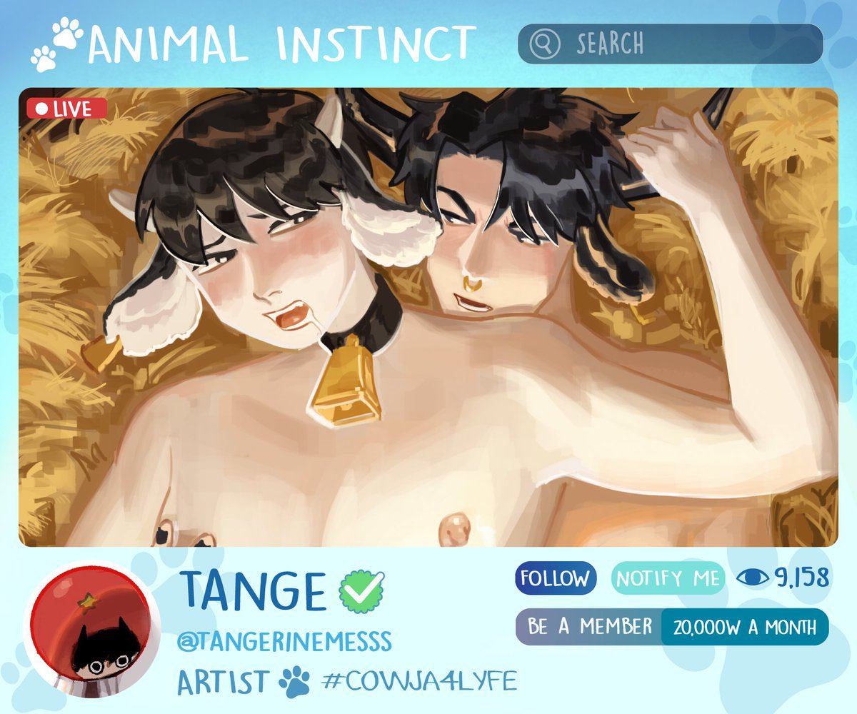 🐾AWOOO!! Time to let Tange’s (#tangerinemesss) work out into the wild🐾

I heard some loud noises out in the barnyard 😏

Instinct Zine will be open for preorder from Oct 26 to Nov 30 2024. 

Store Link: jdfurryzine.bigcartel.com