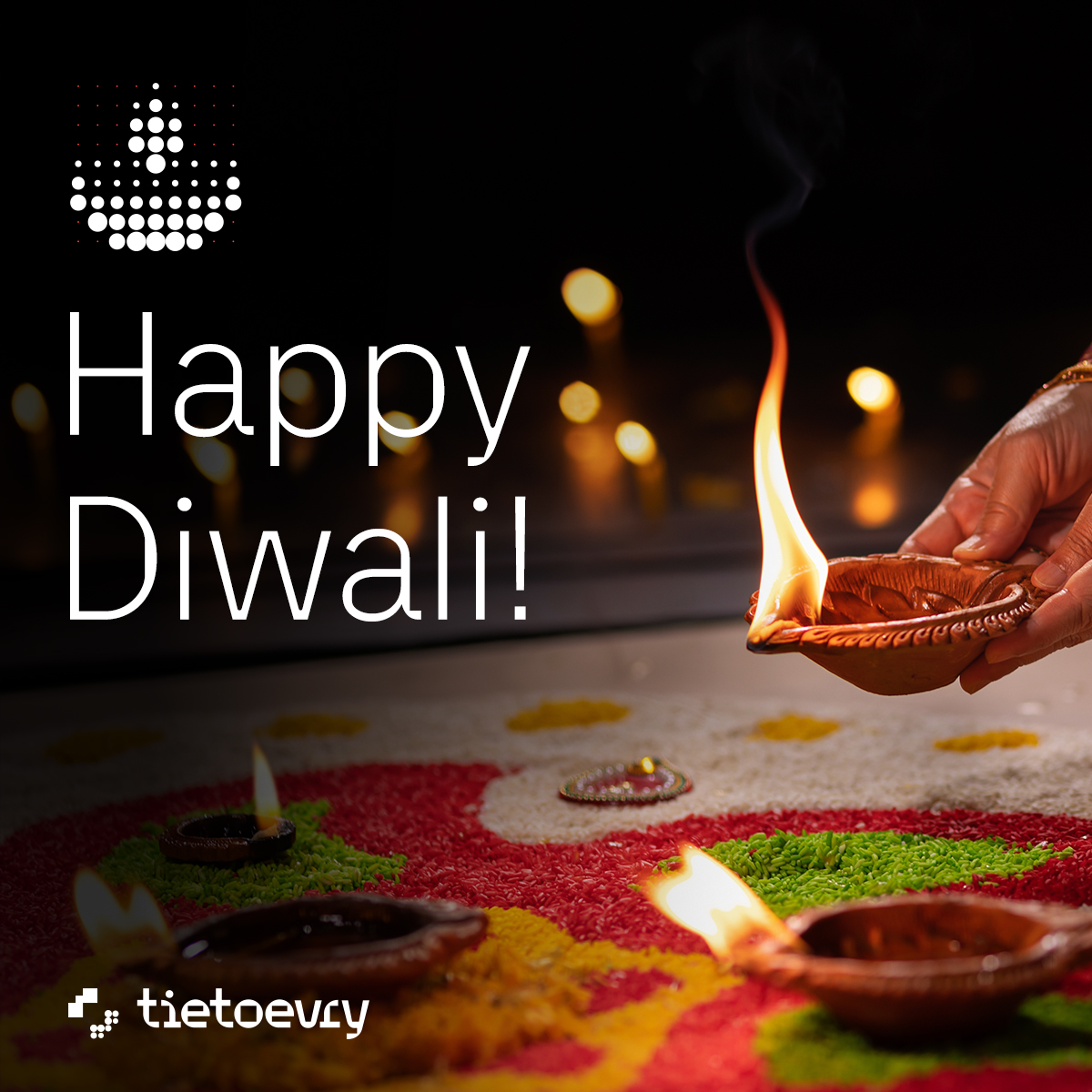 HAPPY DEEPAWALI 🪔🪔

Tietoevry India wishes everyone a happy and prosperous Diwali! May this day bring universal compassion, joy, positivity, love, and unity to all.

#Tietoevryindia #deepavali #diwali #happydiwali #festival