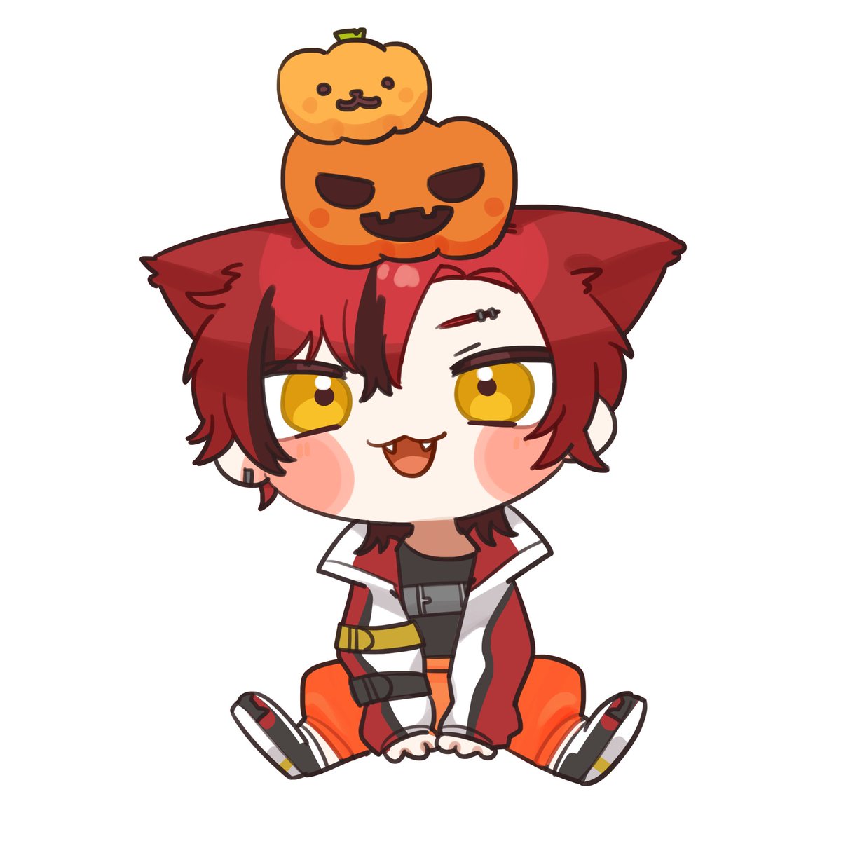 natsukitaiga_v's tweet photo. これ昨日やもりが配信で描いてくれたパンプキン大雅です🎃
可愛すぎる😭
やもりありがとう🐾

 #space___8 

🐾描いてくれてたアーカイブ🐾
https://t.co/Mo8tmILJrg https://t.co/YlrcdI1gA2
