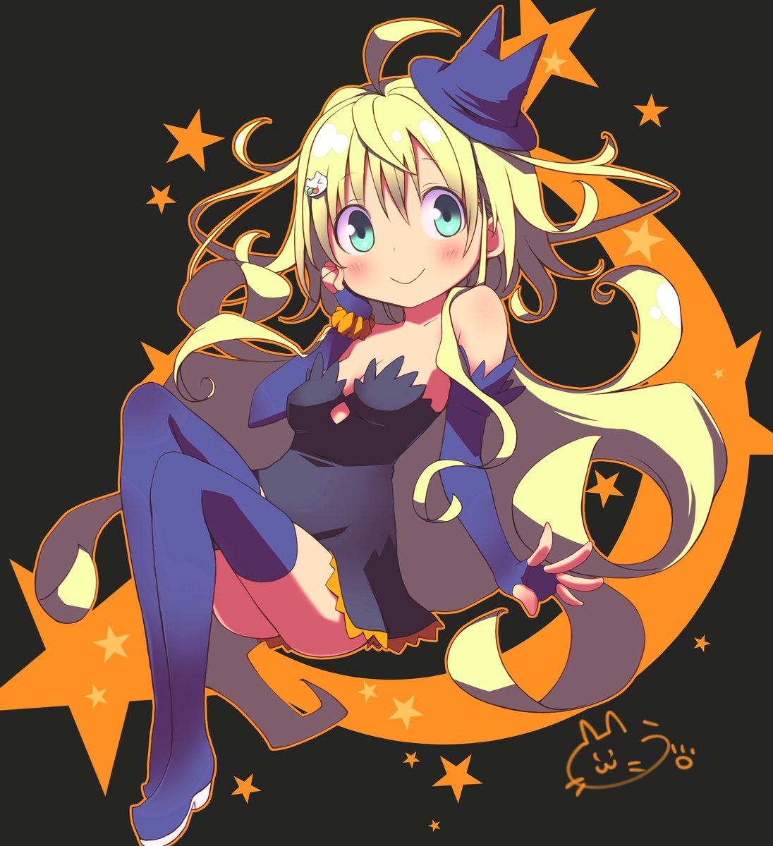 「昔はよく、うちの子でハロウィン描いてた 」|くぅ。のイラスト