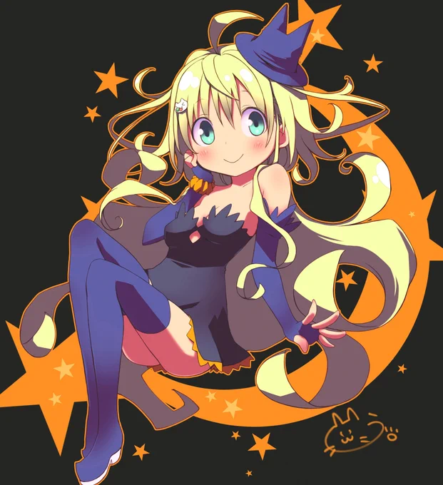 昔はよく、うちの子でハロウィン描いてた 