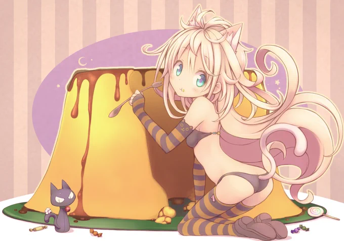 昔はよく、うちの子でハロウィン描いてた 