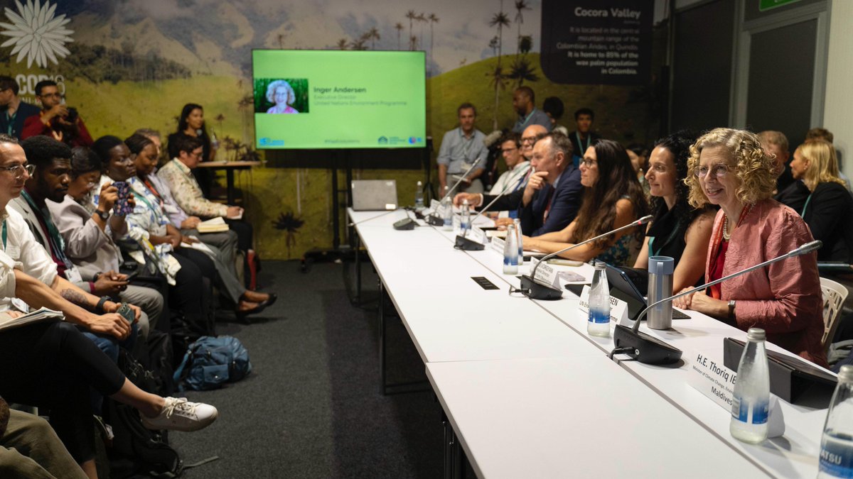 Inger Andersen (@andersen_inger) on Twitter photo We need an open-access, comprehensive map of the 🌍 ecosystems to monitor, conserve & manage efforts to protect biodiversity and help reverse nature loss.
At #COP16Colombia <a href="/GEOSEC2025/">Group on Earth Observations</a> side event, stressed that by mapping natures footprint, we can go further, faster, together. We need an open-access, comprehensive map of the 🌍 ecosystems to monitor, conserve & manage efforts to protect biodiversity and help reverse nature loss.
At #COP16Colombia <a href="/GEOSEC2025/">Group on Earth Observations</a> side event, stressed that by mapping natures footprint, we can go further, faster, together.