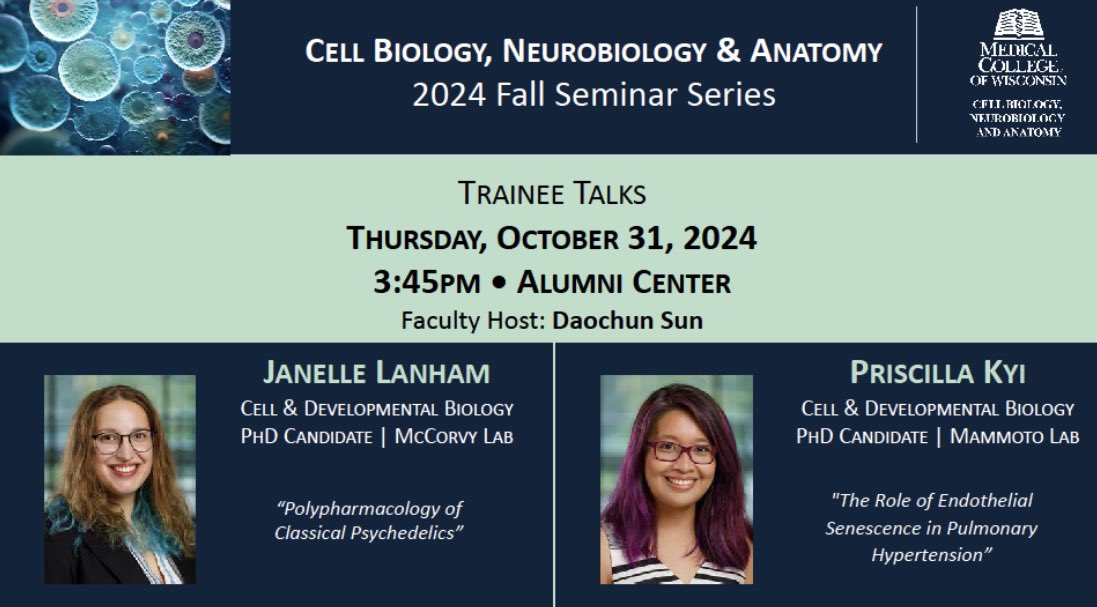 CBNA (@mcw_cbna) on Twitter photo Join us Thursday, October 31, 3:45pm, Alumni Center for our research in progress trainee seminar! <a href="/mcwgradschool/">MCW Graduate School</a> <a href="/average_squid12/">Janelle Lanham</a> <a href="/john_mccorvy/">John McCorvy</a> Join us Thursday, October 31, 3:45pm, Alumni Center for our research in progress trainee seminar! <a href="/mcwgradschool/">MCW Graduate School</a> <a href="/average_squid12/">Janelle Lanham</a> <a href="/john_mccorvy/">John McCorvy</a>