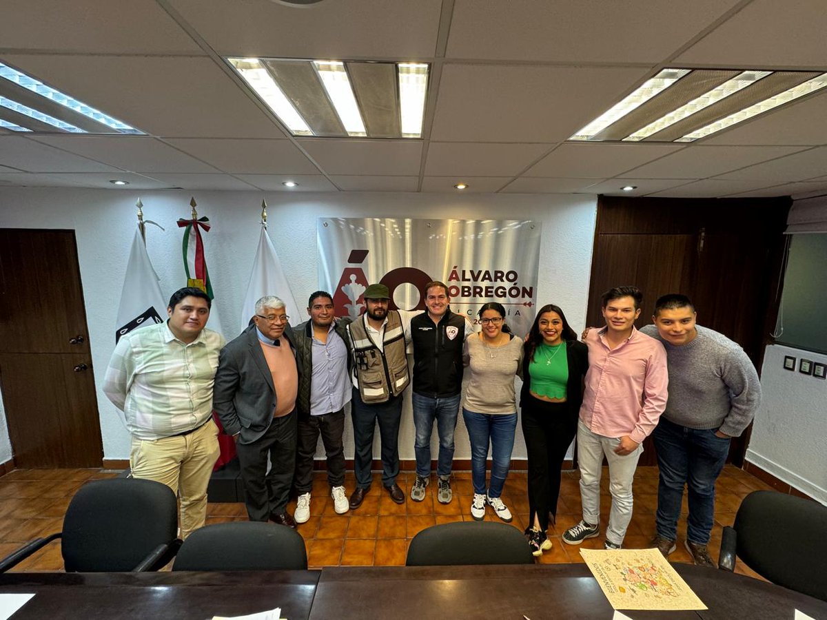 Esta tarde nos reunimos con el Alcalde <a href="/LopezCasarinJ/">Javier López Casarín 💥🚀</a>, para  fortalecer la coordinación de los diversos trabajos en la <a href="/AlcaldiaAO/">Alcaldía Álvaro Obregón</a> .

#MAO
