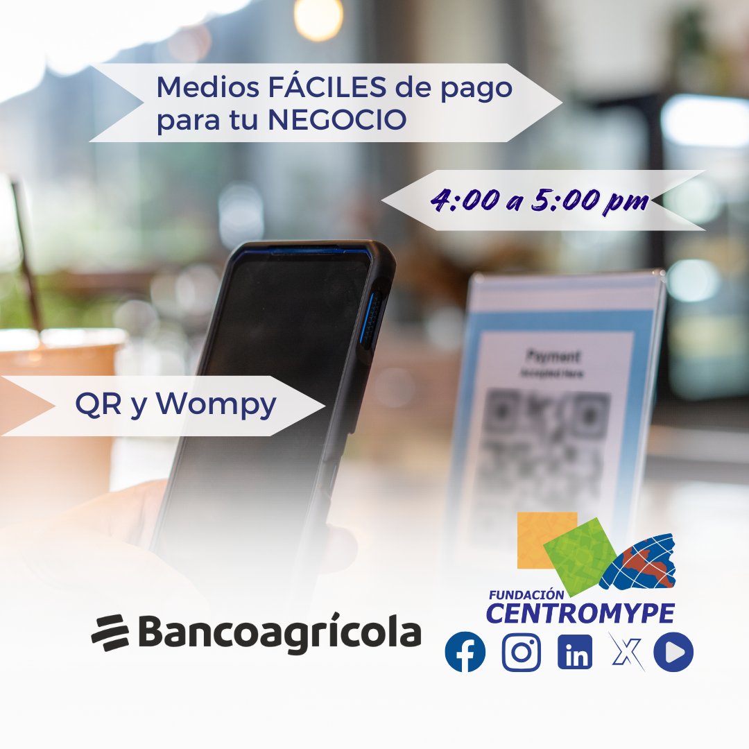 En el marco de la semana GLOBAL DEL EMPRENDEDOR
Gracias a @bancoagricola
Dirigido a: Mujeres emprendedoras y empresarias.

WEBINAR gracias a <a href="/bancoagricolasv/">Bancoagrícola</a> 

Te esperamos
Martes 19 de noviembre, 2024
Hora de 4:00 a 5:00pm

Inscríbete GRATIS aquí: 👇forms.gle/c9uPQftLKJXecq…
