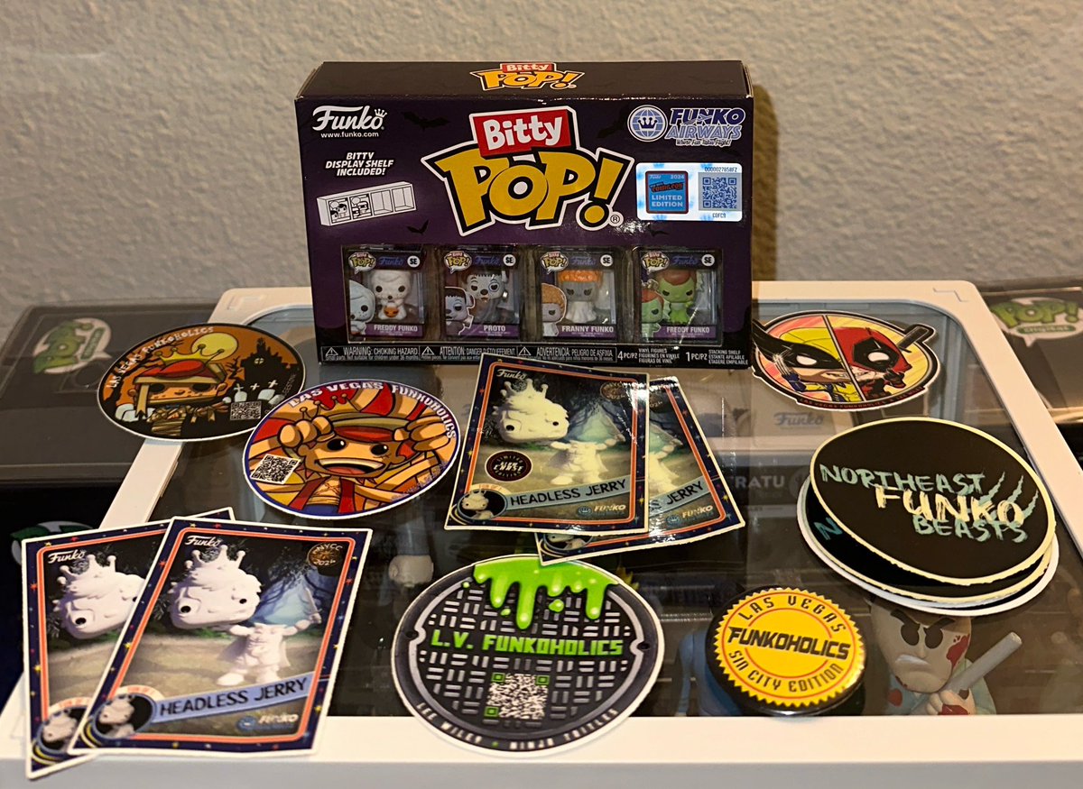 Whoa! Hadn’t checked either Twitter or my mail in three days. To my surprise all this had arrived from the often imitated but never equalled <a href="/TheeUncleJerry/">Uncle Jerry</a>! And just in time for Halloween. 🎃👻💀
Just awesome.