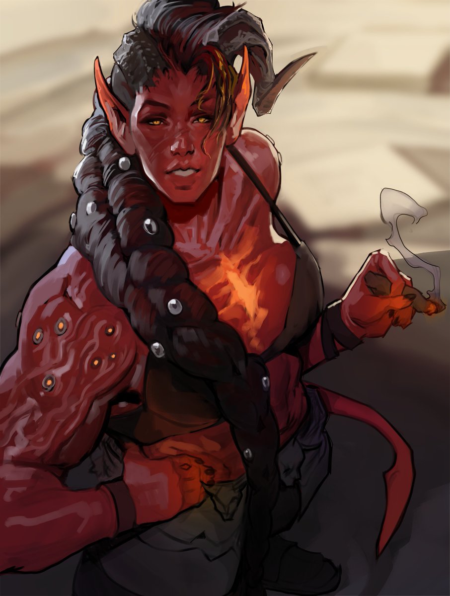 Glorious color!😌
#Karlach #digitalart #fanart