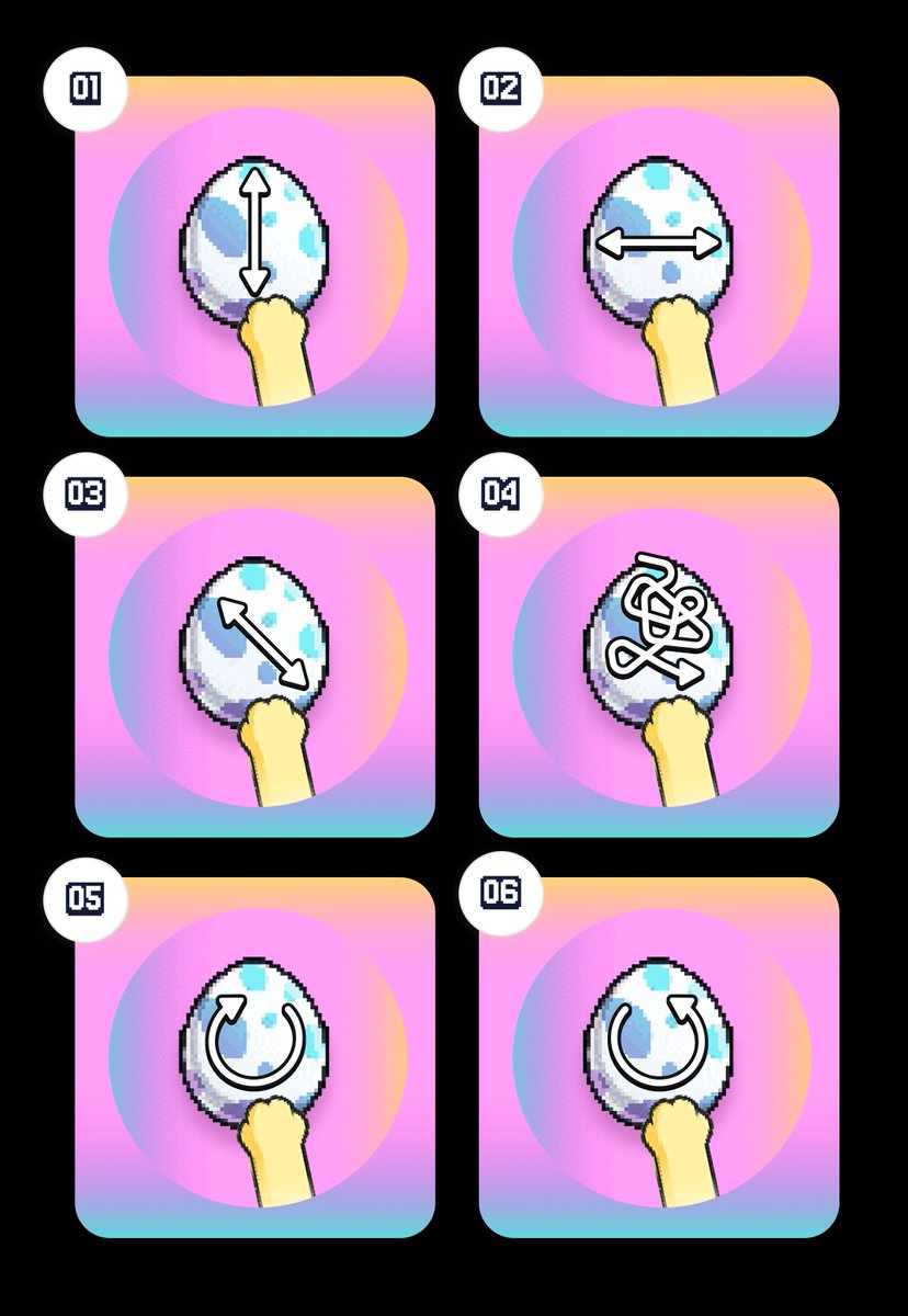 When it comes to the 🥚, what kind of Rubber are you?
See the polls in the replies and tag us with any other strategies you've got!

Styles:
01: Up-down Calmness
02: Side-Side Chill
03: Diagonal Peaceful
04: Chaotic Beast
05: Clockwise Zen Master
06: Anti-Clockwise Meditation