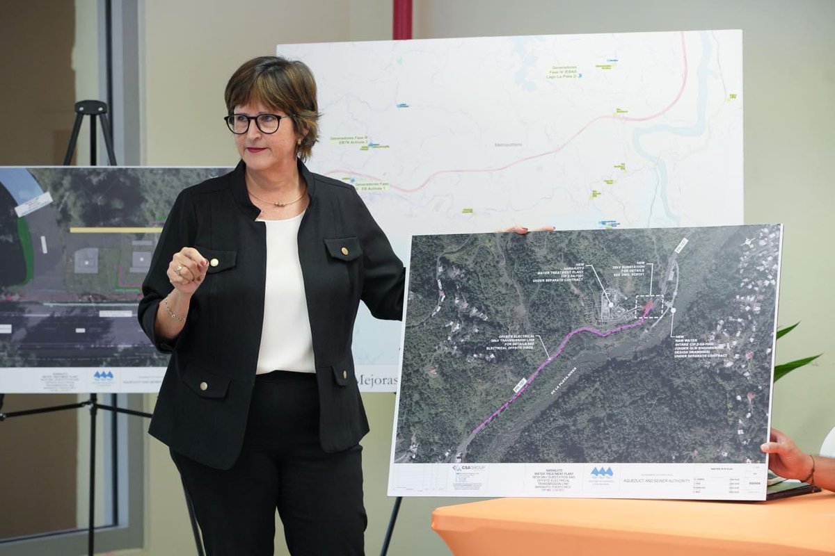 GovPierluisi's tweet image. Luego de décadas de espera, Naranjito se encamina hacia un mejor servicio de agua potable. A través de la asignación de fondos ARPA, estamos priorizando una nueva planta de filtros que impactará positivamente a más de 6,700 familias en la región, brindando acceso a un suministro…