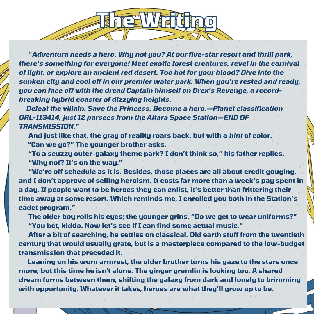 My broom clatters to the floor as Drex lifts me by my jumpsuit collar. Choking, I try to pry free, but it’s no use. His rusty fingers are clamped shut. The cold muzzle of my own bolt-shot presses into my temple.
“You’re no hero. You’re the help."

#Q #A #SF #agentguide #questpit
