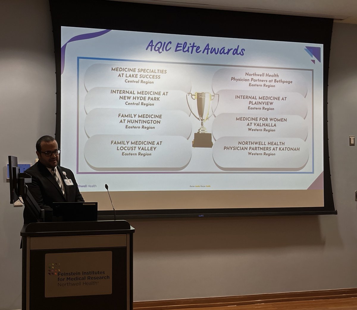 NancyBeranMD's tweet photo. Celebrated #HealthcareQualityWeek with amazing achievements at Northwell Health ambulatory practices! Thanks to the #AQIC framework, 88 practices improved 20%, 104 earned Platinum, &amp; AQIC Elite Award to 8 sites for excelling in HTN &amp; Diabetes Control, and Depression Screening https://t.co/2vaFbrYRmi
