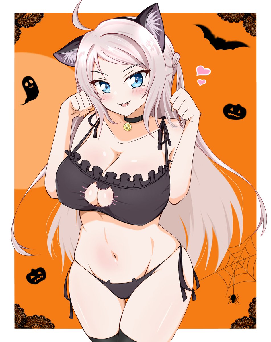 過去絵だけどハッピーハロウィン🎃🐈‍⬛ 