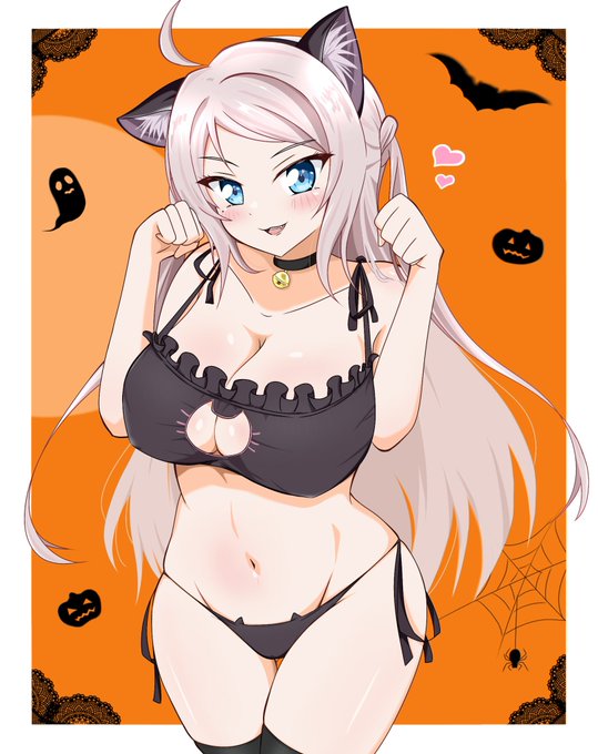 過去絵だけどハッピーハロウィン🎃🐈‍⬛ 