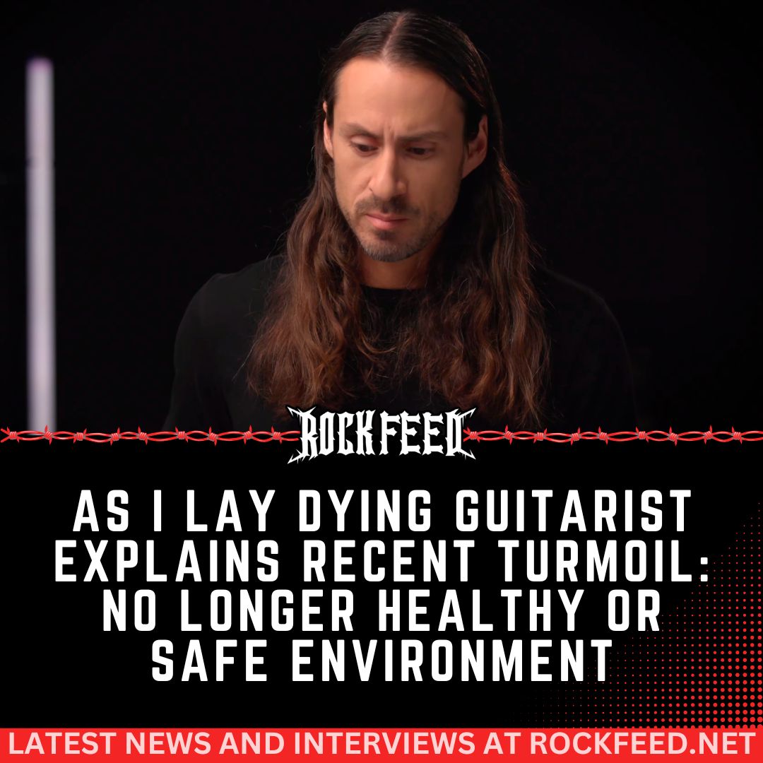 RockFeedNet's tweet image. As I Lay Dying guitarist Phil Sgrosso is speaking out about the recent turmoil within the band and his decision to distance himself. Phil said recent actions show that AILD no longer offers a "healthy or safe environment".