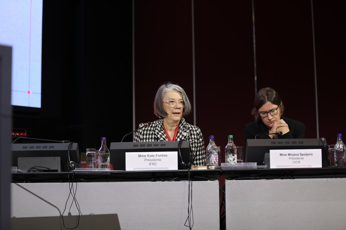 Day 2 of our International Conference opened with a reaffirmation of the centrality of the Fundamental Principles to the International Red Cross and Red Crescent Movement by <a href="/IFRC/">IFRC</a> and <a href="/ICRC/">ICRC</a>. 

IFRC President <a href="/KateForbes_IFRC/">Kate Forbes</a> stated that principled humanitarian action builds trust