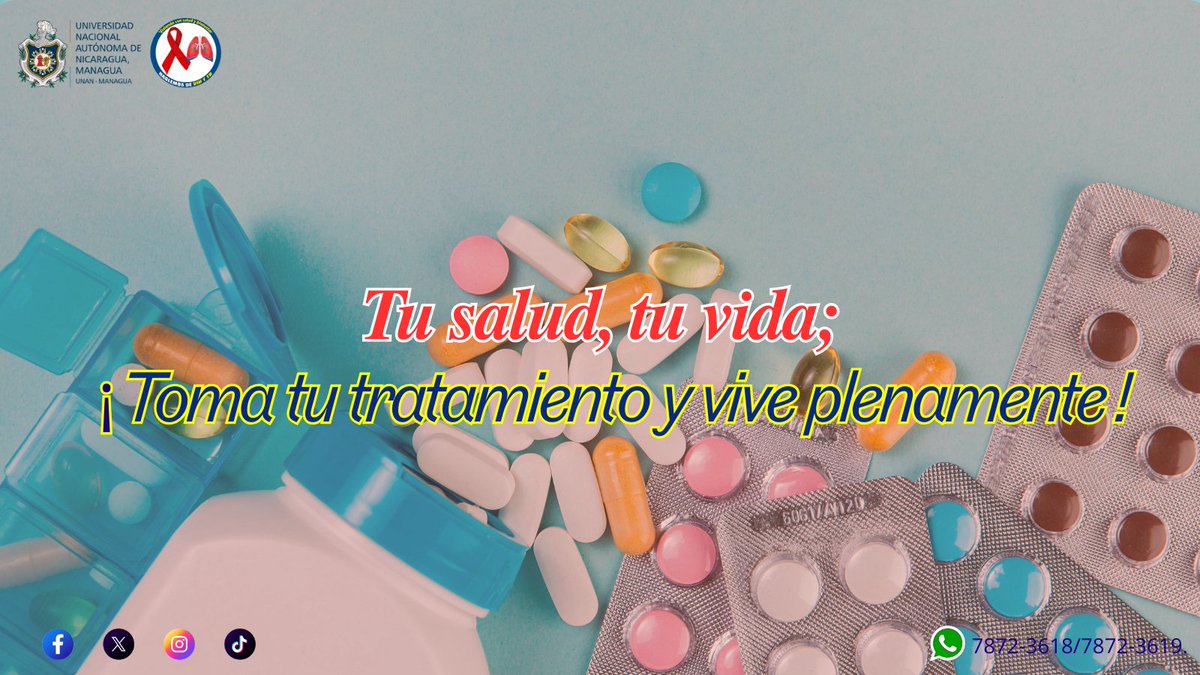 💥Tomar tu tratamiento antirretroviral es clave para mantener tu salud y calidad de vida. ¡Cada dosis cuenta para vivir plenamente y reducir el riesgo de transmisión!
#viral2024 #tratamiento #paratodos #vih