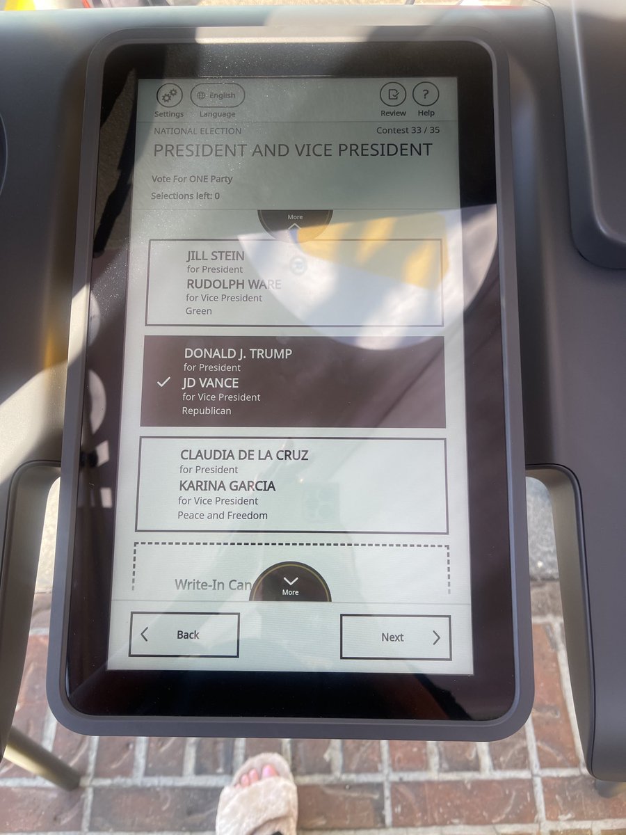 myfriendblondie's tweet photo. Voted! Let’s do this Trump2024! #MAGA #CaliRed @TheGroveLA https://t.co/y87Dka0l4D