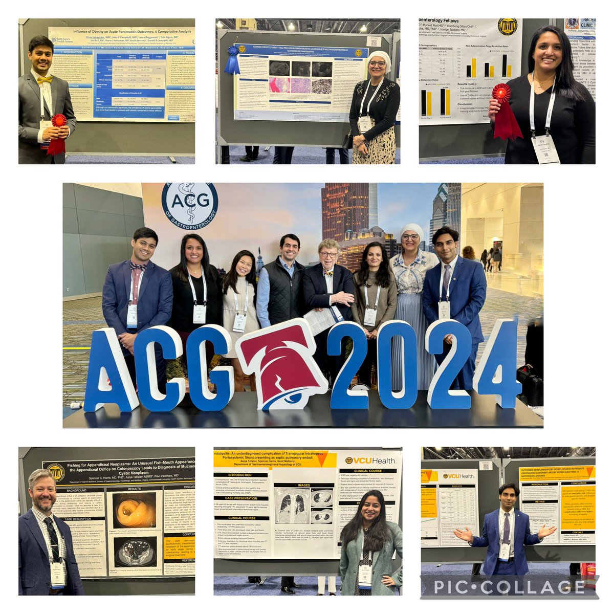 Vinay Jahagirdar (@vinayjaha) on Twitter photo First conference with the VCU GI family! 💫
Big congrats to <a href="/Mahum_MD/">Mahum Nadeem</a> #PresidentialPosterAward and <a href="/nchadha3/">Nikita Chadha, D.O.</a> #OutstandingPosterPresenterAward 🏅 🤩
<a href="/VCU_Liver/">VCU Stravitz-Sanyal Institute for Liver Disease</a> <a href="/PrabhatKumarMD/">Prabhat Kumar, MD</a> <a href="/DrSpencerHarris/">Spencer Harris</a> <a href="/AsiyaTafader/">Asiya Tafader</a> <a href="/tariqraseen/">Raseen Tariq, MD, MS</a> #ACG2024 <a href="/AmCollegeGastro/">ACG</a> First conference with the VCU GI family! 💫
Big congrats to <a href="/Mahum_MD/">Mahum Nadeem</a> #PresidentialPosterAward and <a href="/nchadha3/">Nikita Chadha, D.O.</a> #OutstandingPosterPresenterAward 🏅 🤩
<a href="/VCU_Liver/">VCU Stravitz-Sanyal Institute for Liver Disease</a> <a href="/PrabhatKumarMD/">Prabhat Kumar, MD</a> <a href="/DrSpencerHarris/">Spencer Harris</a> <a href="/AsiyaTafader/">Asiya Tafader</a> <a href="/tariqraseen/">Raseen Tariq, MD, MS</a> #ACG2024 <a href="/AmCollegeGastro/">ACG</a>
