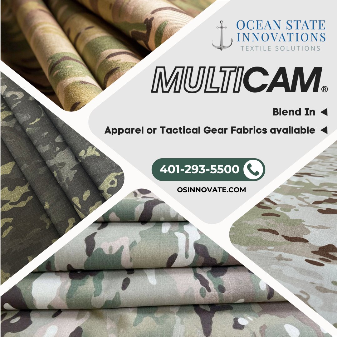 OSItextiles's tweet image. Experience the perfect balance of durability and lightweight comfort with MultiCam® fabric.  shorturl.at/voVCM #MultiCam #DurableFabric #TacticalWear #PerformanceFabric #BlendIn #BerryCompliant #OSI #TeamOSI #Textiles #RhodeIsland #Innovation #OceanState #OSInnovate #Team
