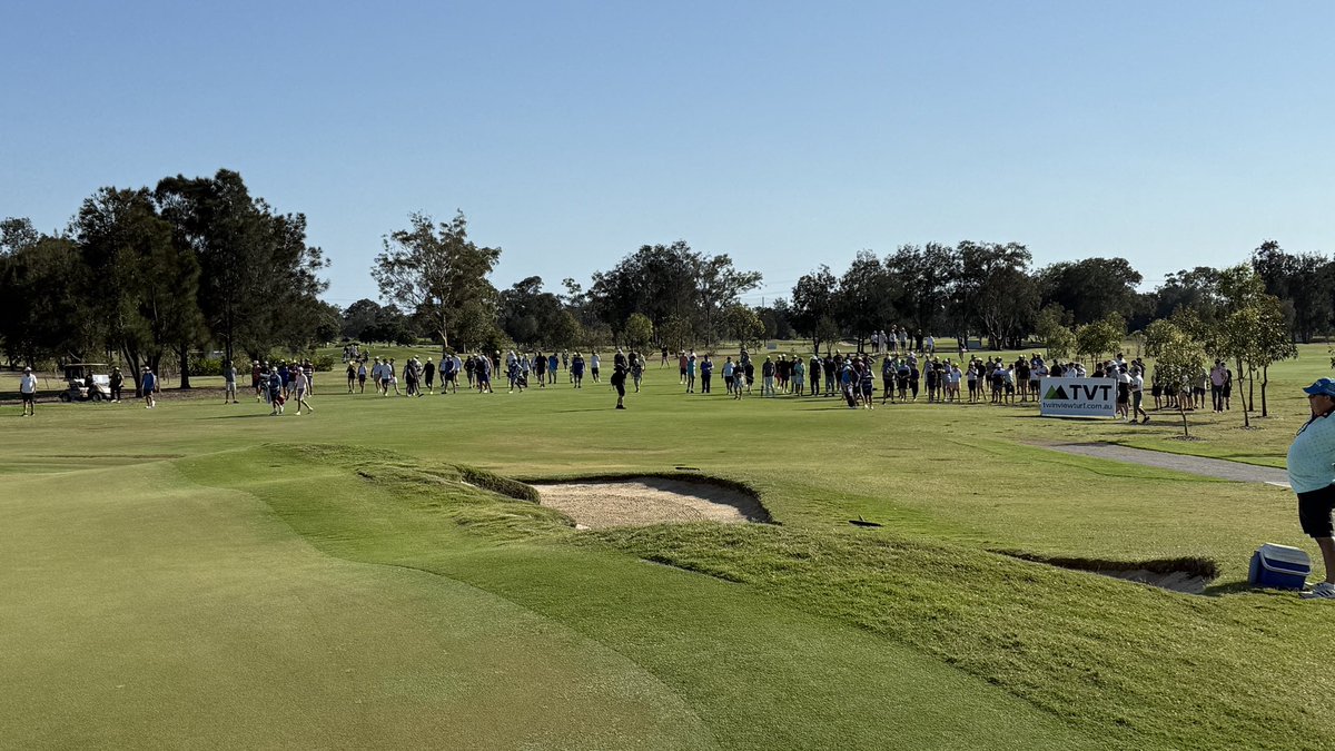 Char1ieGo1f's tweet image. Cam. Approach into 12. #QldPGA