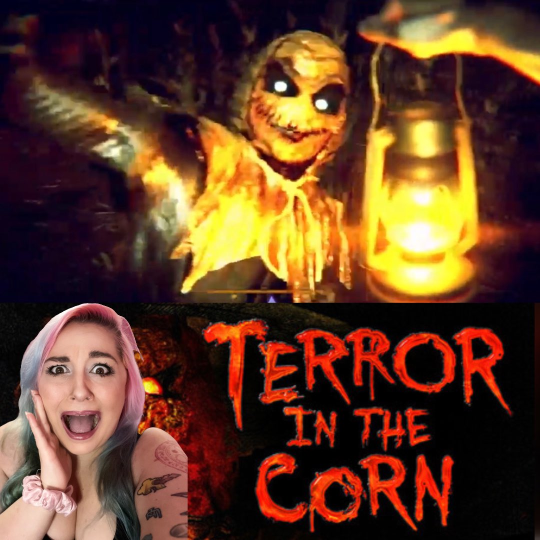 KawaiiLis's tweet photo. Had such a fun time streaming this game! 

If you are looking for something scary to play this Halloween this is definitely a must! 

Also Ted is the best!!! 💖

#terrorinthecorn #freakzonegames #horrogame #halloween #halloweengame #twitch #twitchstreamer #scarygames https://t.co/tNuQMoBU24