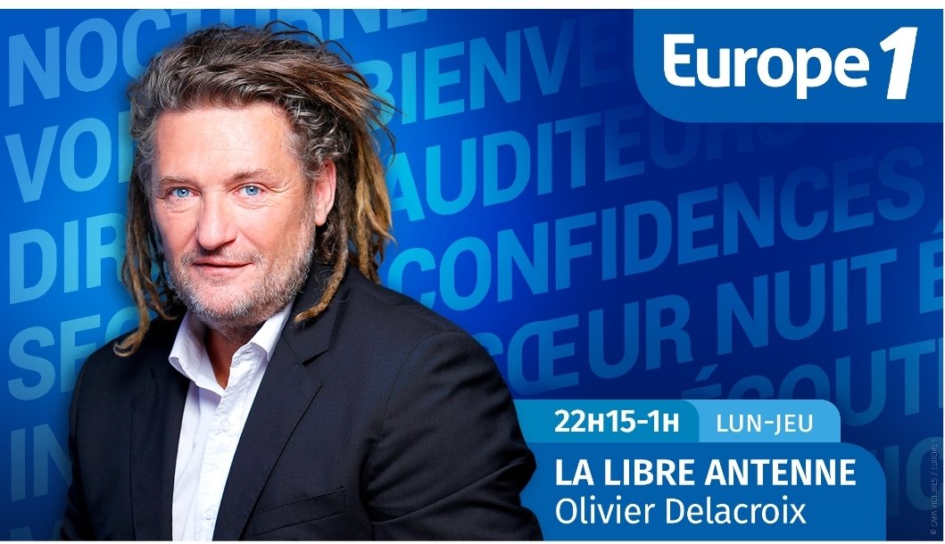⚡Mardi 5 novembre à 22h30 -⚡
J'aurai le grand honneur d'être invitée sur l'émission d'<a href="/OlivDelacroix/">Olivier Delacroix</a> , la libre antenne d' <a href="/Europe1/">Europe 1</a>
Je vais essayer de donner une note d'espoir aux auditeurs et auditrices qui pensent vivre une relation où ils se sentent piégés. 
#Resilience