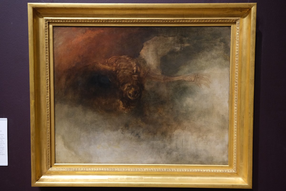 AndrewBrunatti's tweet photo. Appropriate for the Halloween season, I was able to see Turner's 'Death on a Pale Horse' up close at the Tate Britain recently. https://t.co/TtIF1NoQI2