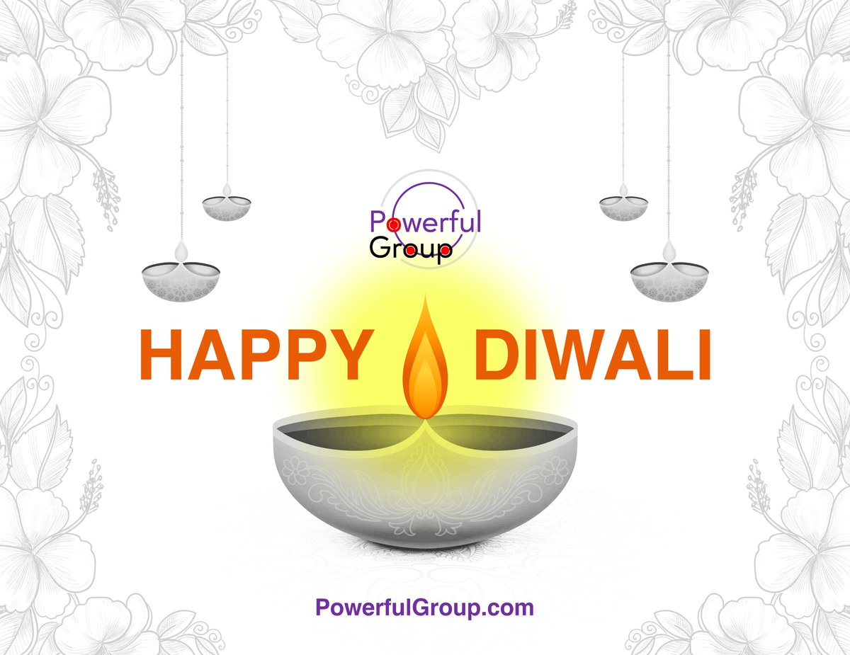 PowerfulGroupx's tweet photo. 🪔 Happy Diwali from Powerful Group! 🪔
May this festival of lights bring you joy, prosperity, and the power to illuminate your dreams. ✨

Let's light up the world with innovation, compassion, and a commitment to building a brighter future together.
#HappyDiwali #PowerfulGroup https://t.co/QPN056XLei